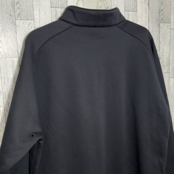 Under Armour Sweater Men's 2XL Quarter 1/4 Zip Mockneck Pullover Softshell Gorp - Picture 5 of 16